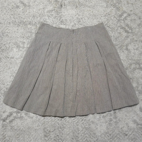 CABI Liverpool A-line Pleated Riding Skirt Style 202, 95% Cotton, Academia, 12 - Picture 9 of 16